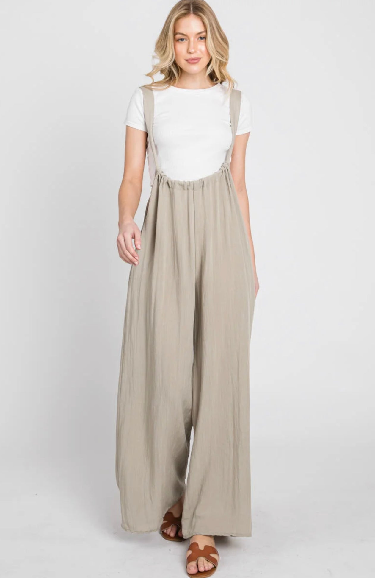 Suspender Style Jumpsuit (Available in 6 colors)