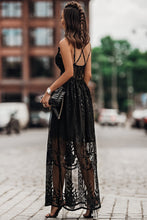 Load image into Gallery viewer, Lace Bralette Top Maxi Dress BLACK
