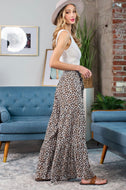 Wide Leg Animal Print Pants