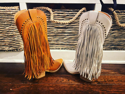 She’s Gone Country Fringe Boots