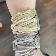 Suede Wrap Around Apple Watch Band