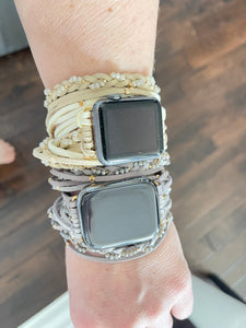 Suede Wrap Around Apple Watch Band